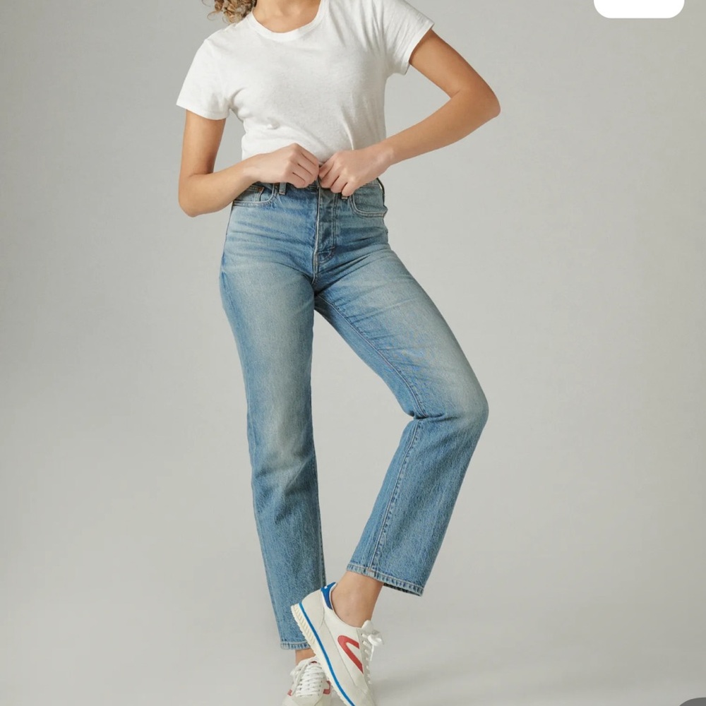 Lucky Brand Women's 90’s Loose High-Rise Straight Jean
